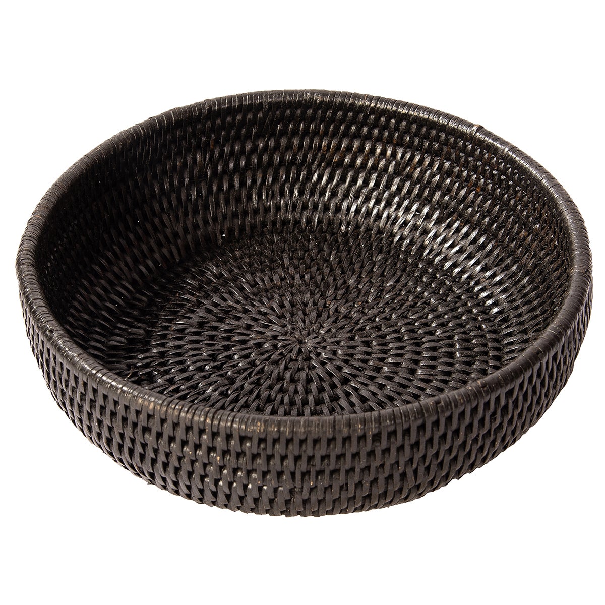 Artifacts Trading Company Rattan Everything Bowl Tudor Black